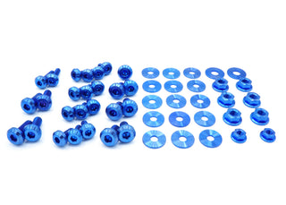Buy blue Titanium Hardware Engine Bay Kit - Subaru WRX/STI (2002-2003)