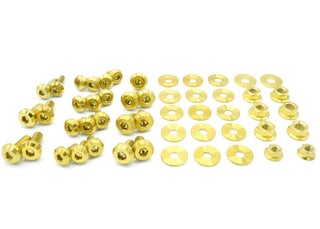 Buy gold Titanium Hardware Engine Bay Kit - Subaru WRX/STI (2002-2003)