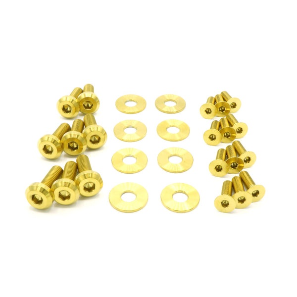 Titanium Hardware Door Kit - Subaru Impreza GC8 (1992-2001)