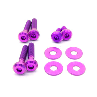 Buy purple Titanium Hardware Trunk Kit - Subaru Impreza GC8 (1992-2001)