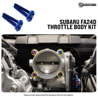 Kit de cuerpo del acelerador con herrajes de titanio - Motor Subaru FA24D