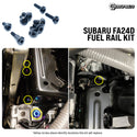 Titanium Hardware Fuel Rail Cover Kit - Subaru FA24D Engine