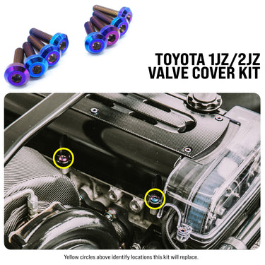 Kit de tapa de válvula de titanio 1JZ-GTE | 2JZ-GTE
