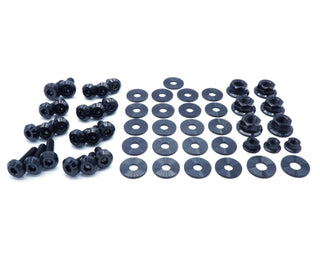 Buy black Stage 1 Titanium Hardware Engine Bay Kit - Toyota Supra MKIII (1986-1992)