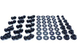 Buy black Stage 2 Titanium Hardware Engine Bay Kit - Toyota Supra MKIII (1986-1992)