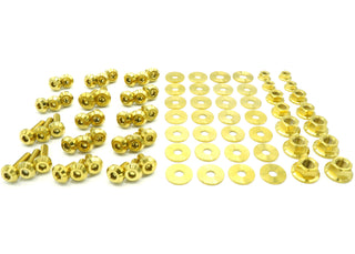 Buy gold Stage 2 Titanium Hardware Engine Bay Kit - Toyota Supra MKIII (1986-1992)