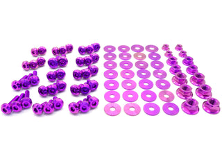Buy purple Stage 2 Titanium Hardware Engine Bay Kit - Toyota Supra MKIII (1986-1992)