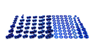 Buy blue Stage 3 Titanium Hardware Engine Bay Kit - Toyota Supra MKIII (1986-1992)
