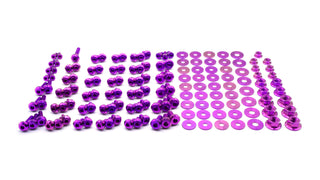 Buy purple Stage 3 Titanium Hardware Engine Bay Kit - Toyota Supra MKIII (1986-1992)