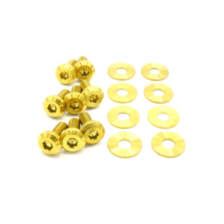 Buy gold Titanium Hardware Hood Kit - Toyota Supra MKIII (1986-1992)