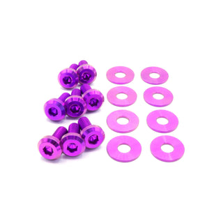 Buy purple Titanium Hardware Hood Kit - Toyota Supra MKIII (1986-1992)