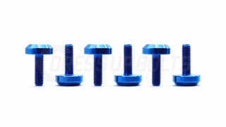 Buy blue Titanium Hardware Steering Wheel Kit - Motor Head Design
