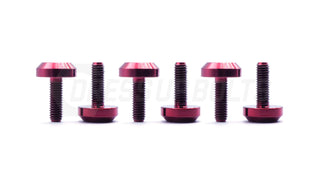 Buy red Titanium Hardware Steering Wheel Kit - Motor Head Design