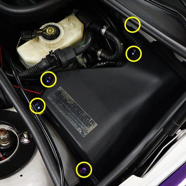 Stage 2 Titanium Hardware Engine Bay Kit - BMW E46 M3 (2000-2006 ...