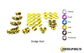 Dodge Dart (2013-2016) Titanium Dress Up Bolts Engine Bay Kit - DressUpBolts.com