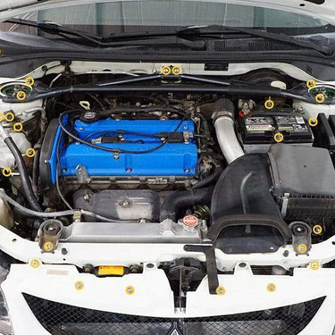 Dress Up Bolts Stage 2 Titanium Hardware Engine Bay Kit - Mitsubishi Evo IX - DressUpBolts.com