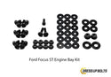 Ford Focus ST (2011-2014) Titanium Dress Up Bolt Engine Bay Kits - DressUpBolts.com