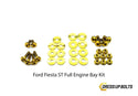 Ford Fiesta ST (2013-2017) Titanium Dress Up Bolt Engine Bay Kit - DressUpBolts.com