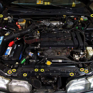 Acura Integra DA (1989-1993) Titanium Dress Up Bolts Partial Engine Bay Kit - DressUpBolts.com
