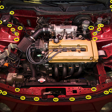 Acura Integra DC (1994-2001) Titanium Full Engine Bay Kit