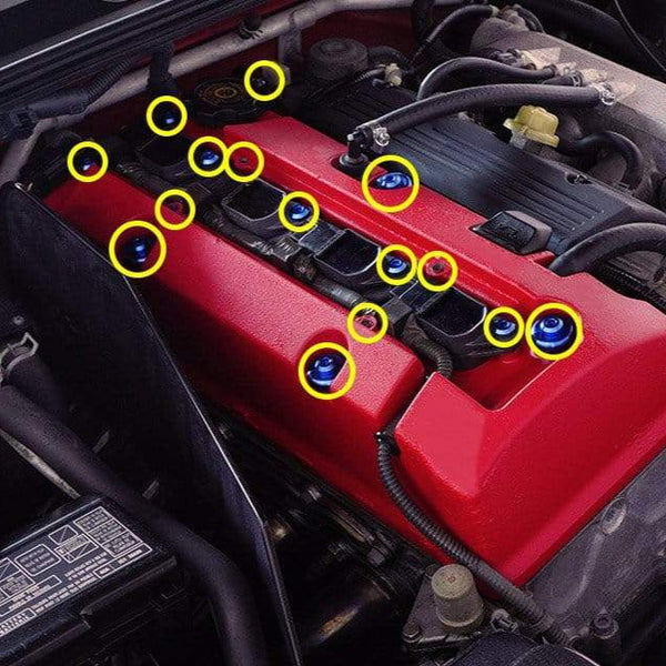 Dress Up Bolts Stage 2 Titanium Hardware Engine Kit - F20C | F22C1 Engine - DressUpBolts.com