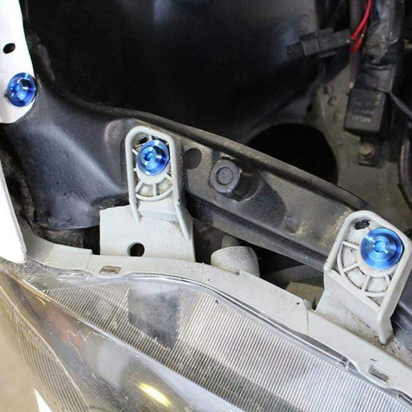 Honda Civic EK/EJ (1996-2000) Titanium Ti Dress Up Bolts Engine Bay Kit - DressUpBolts.com