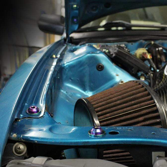 Stage 2 Titanium Hardware Engine Bay Kit - Honda Civic EF (1988-1991 ...
