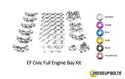 Honda Civic EF (1988-1991) Titanium Dress Up Bolts Full Engine Bay Kit - DressUpBolts.com