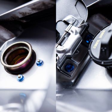 Titanium Hardware Fuel Door Kit - Honda S2000 (2000-2009)