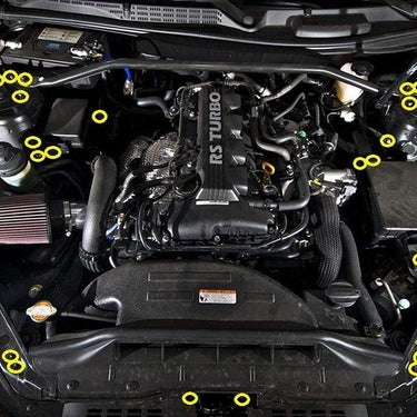 Hyundai Genesis Coupe (2009-2016) BK Titanium Dress Up Bolts Full Engine Bay Kit - DressUpBolts.com