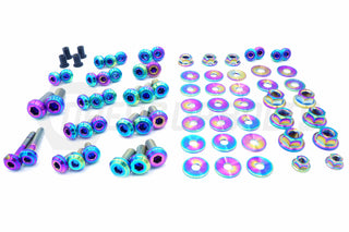 Dress Up Bolts Stage 2 Titanium Hardware Engine Bay Kit - Mitsubishi Evo VIII - DressUpBolts.com