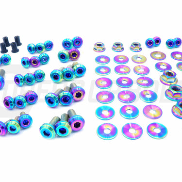 Dress Up Bolts Stage 2 Titanium Hardware Engine Bay Kit - Mitsubishi Evo IX - DressUpBolts.com
