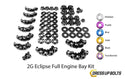 Mitsubishi 2G Eclipse DSM (1995-1999) Titanium Dress Up Bolts Full Engine Bay Kit - DressUpBolts.com