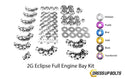 Mitsubishi 2G Eclipse DSM (1995-1999) Titanium Dress Up Bolts Full Engine Bay Kit - DressUpBolts.com