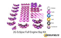 Mitsubishi 2G Eclipse DSM (1995-1999) Titanium Dress Up Bolts Full Engine Bay Kit - DressUpBolts.com