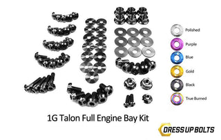 Eagle 1G Talon DSM (1990-1994) Titanium Dress Up Bolts Full Engine Bay Kit - DressUpBolts.com