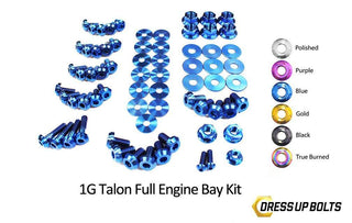 Eagle 1G Talon DSM (1990-1994) Titanium Dress Up Bolts Full Engine Bay Kit - DressUpBolts.com