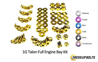 Eagle 1G Talon DSM (1990-1994) Titanium Dress Up Bolts Full Engine Bay Kit - DressUpBolts.com