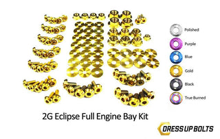 Eagle 2G Talon DSM (1995-1999) Titanium Dress Up Bolts Full Engine Bay Kit - DressUpBolts.com
