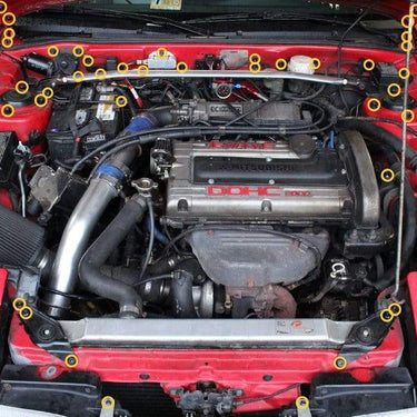 Eagle 1G Talon DSM (1990-1994) Titanium Dress Up Bolts Full Engine Bay Kit - DressUpBolts.com