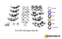 Nissan S13 240sx (1989-1995) Titanium Dress Up Bolts Full Engine Bay Kit - DressUpBolts.com