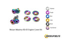 Nissan Maxima (2000-2003) Titanium Dress Up Bolts Engine Cover Kit - DressUpBolts.com