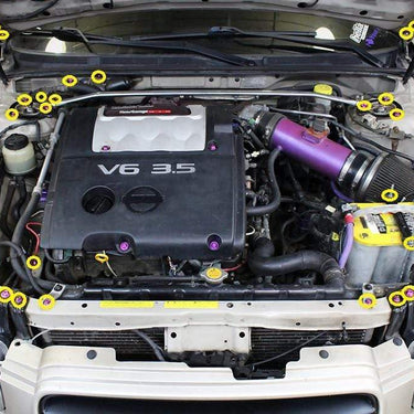 Infiniti I30 (2000-2001) Titanium Dress Up Bolts Engine Bay Kit - DressUpBolts.com