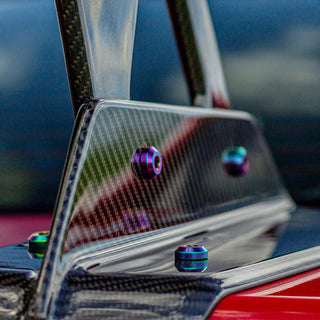 Dress Up Bolts Titanium Hardware Wing Kit - Burnz Auto V Style GT Wing - DressUpBolts.com