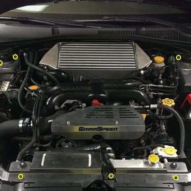 Subaru Legacy/GT (2005-2009) Titanium Dress Up Bolts Engine Bay Kit - DressUpBolts.com