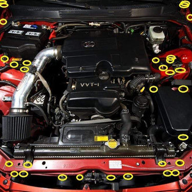Lexus IS300 (1998-2005) SXE10/JCE10/GXE10 Titanium Dress Up Bolts Full Engine Bay Kit - DressUpBolts.com