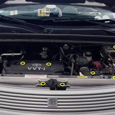 Scion XB (2003-2006) Titanium Dress Up Bolts Engine Bay Kit - DressUpBolts.com