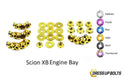 Scion XB (2003-2006) Titanium Dress Up Bolts Engine Bay Kit - DressUpBolts.com