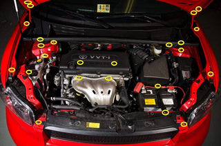 Scion XB (2007-2015) Titanium Dress Up Bolts Engine and Engine Bay Kit - DressUpBolts.com