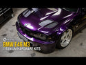 Titanium Hardware Air Intake Scoop Kit - BMW E46 M3 (2000-2006)